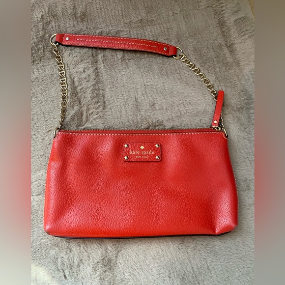 Like new coral/ orange Kate spade purse - Picture 2 of 6